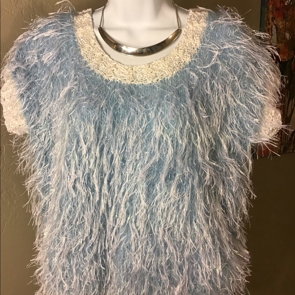 Baby Blue Vintage Sweater